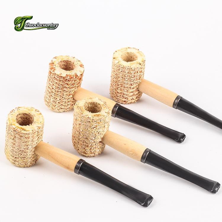 Tẩu hút thuốc bằng lõi ngô tự nhiên cỡ lớn TN-002