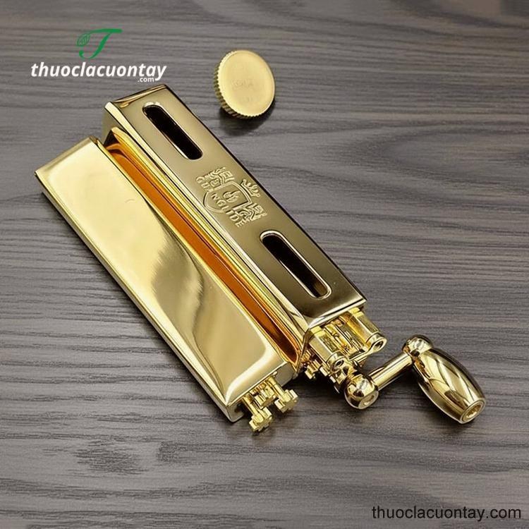 Máy cuốn tay thuốc lá thủ công bằng đồng thau - Lọc 6mm, giấy 70mm