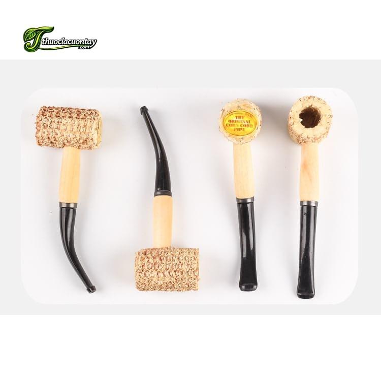 Tẩu hút thuốc bằng lõi ngô tự nhiên cỡ lớn TN-002
