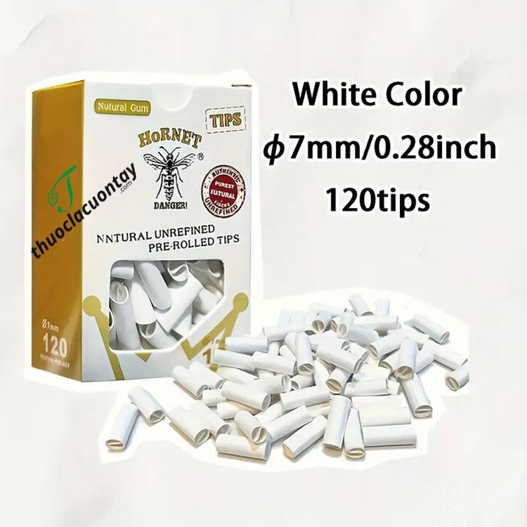 Đầu lọc giấy thuốc Hornet Tips 7mm White