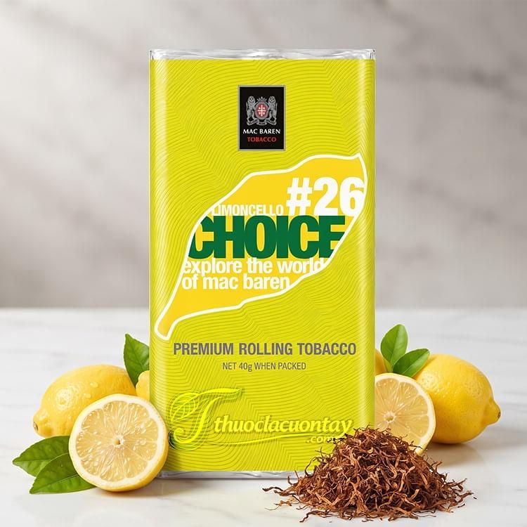Thuốc lá cuốn tay Mac Baren Limoncello Choice