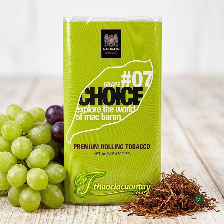 Thuốc lá cuốn tay Mac Baren Grape Choice
