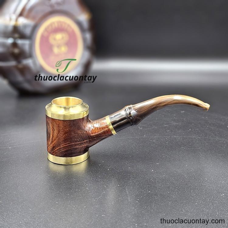 Tẩu hút xì gà cán ngậm sừng XTS-001