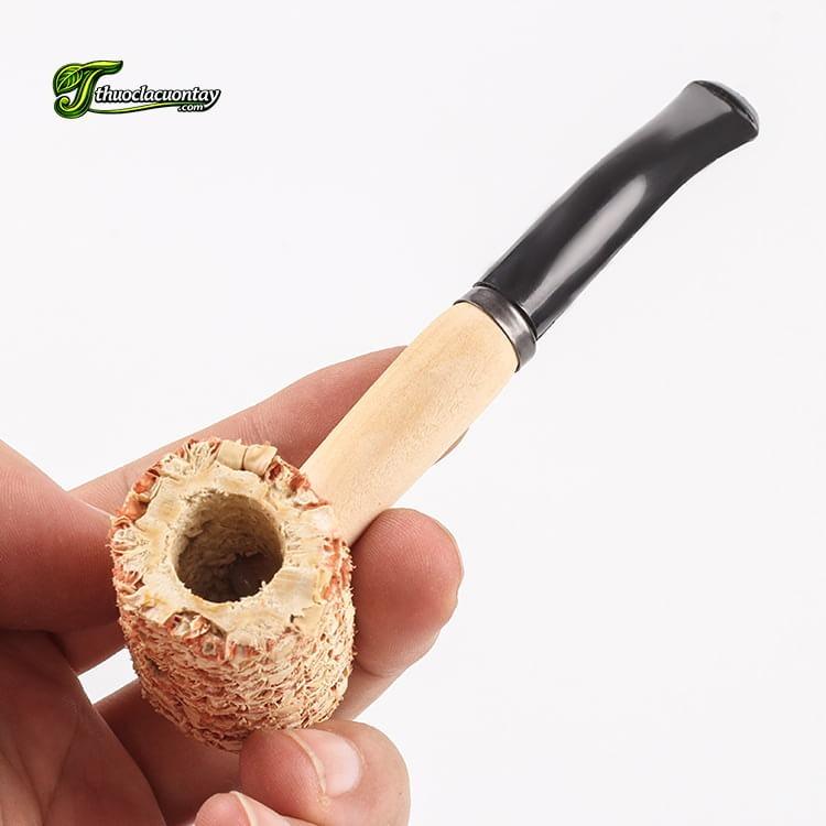 Tẩu hút thuốc bằng lõi ngô tự nhiên cỡ lớn TN-002