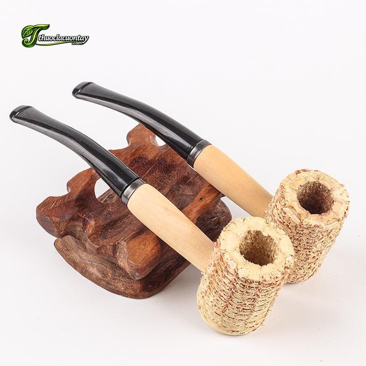 Tẩu hút thuốc bằng lõi ngô tự nhiên cỡ lớn TN-002