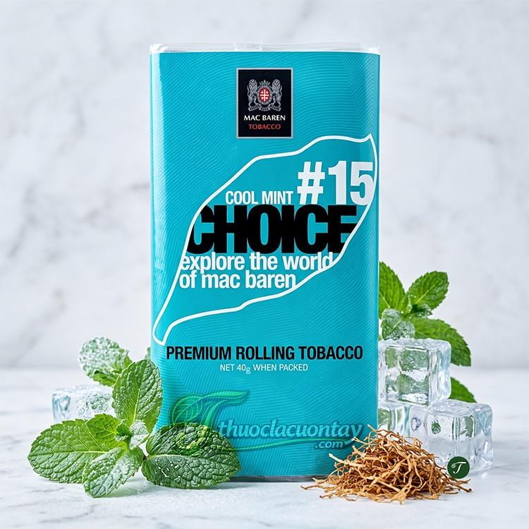 Thuốc lá cuốn tay Mac Baren Cool Mint Choice