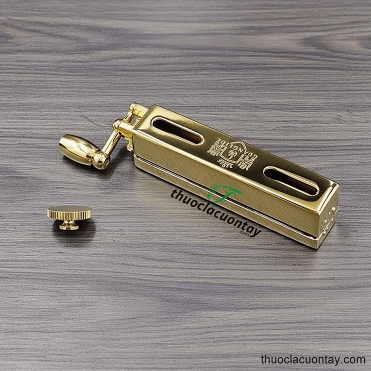 Máy cuốn tay thuốc lá thủ công bằng đồng thau - Lọc 6mm, giấy 70mm