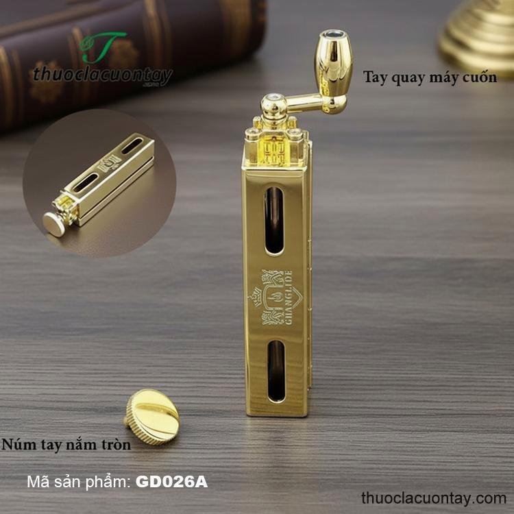 Máy cuốn tay thuốc lá thủ công bằng đồng thau - Lọc 6mm, giấy 70mm