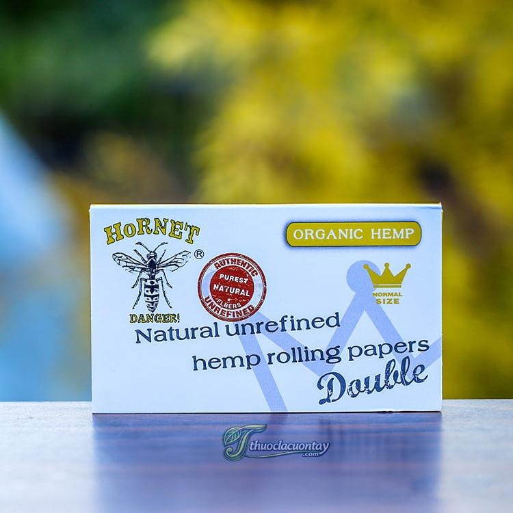 Giấy cuốn thuốc lá Hornet Organic Hemp White 70mm Double