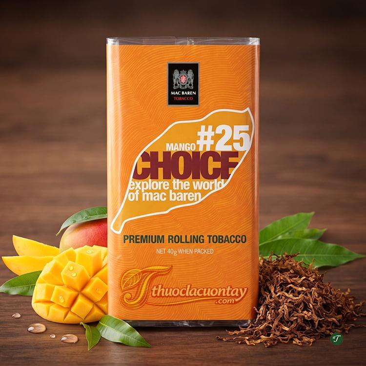 Thuốc lá cuốn tay Mac Baren Mango Choice
